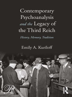 cover image of Contemporary Psychoanalysis and the Legacy of the Third Reich